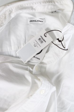 Herrenhemd Jack & Jones, Größe M, Farbe Weiß, Preis 25,36 €