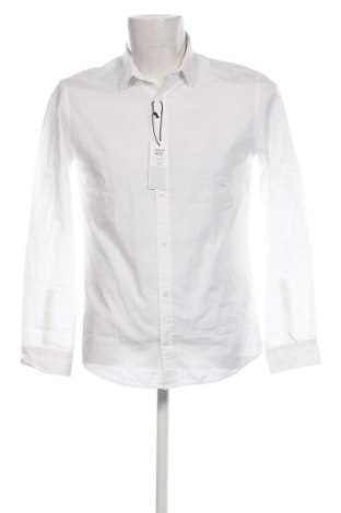 Ανδρικό πουκάμισο Jack & Jones, Μέγεθος M, Χρώμα Λευκό, Τιμή 42,27 €