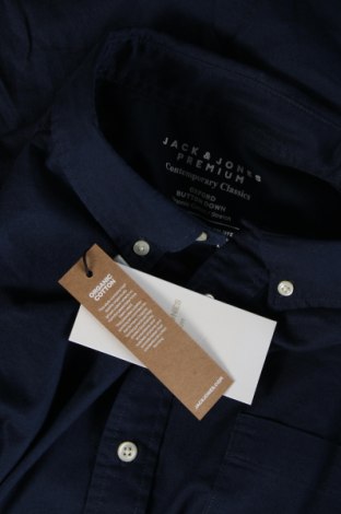 Ανδρικό πουκάμισο Jack & Jones PREMIUM, Μέγεθος XXL, Χρώμα Μπλέ, Τιμή 29,77 €