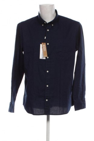 Ανδρικό πουκάμισο Jack & Jones PREMIUM, Μέγεθος XXL, Χρώμα Μπλέ, Τιμή 23,81 €