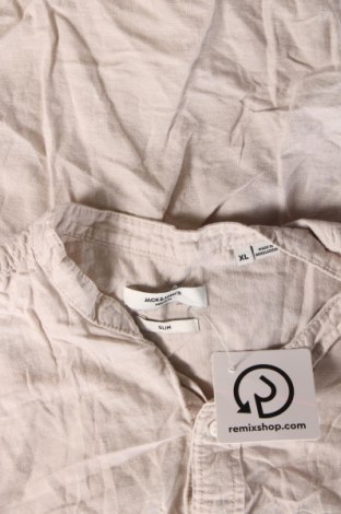 Herrenhemd Jack & Jones PREMIUM, Größe L, Farbe Beige, Preis 13,01 €