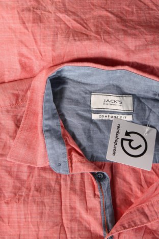 Pánska košeľa  Jack's, Veľkosť L, Farba Červená, Cena  8,55 €