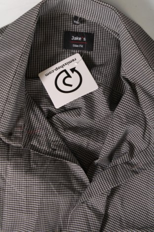 Ανδρικό πουκάμισο Jake*s, Μέγεθος L, Χρώμα Γκρί, Τιμή 21,03 €