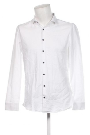 Ανδρικό πουκάμισο Jake*s, Μέγεθος L, Χρώμα Λευκό, Τιμή 21,03 €