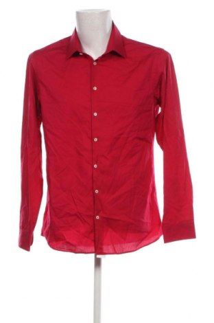 Ανδρικό πουκάμισο Jake*s, Μέγεθος L, Χρώμα Κόκκινο, Τιμή 10,52 €