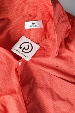 Мъжка риза Kingfield, Размер XL, Цвят Оранжев, Цена 15,95 лв.
