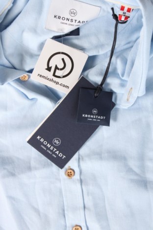 Ανδρικό πουκάμισο Kronstadt, Μέγεθος M, Χρώμα Μπλέ, Τιμή 39,69 €