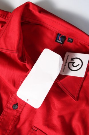 Pánská košile  Kubler, Velikost XL, Barva Červená, Cena  220,00 Kč