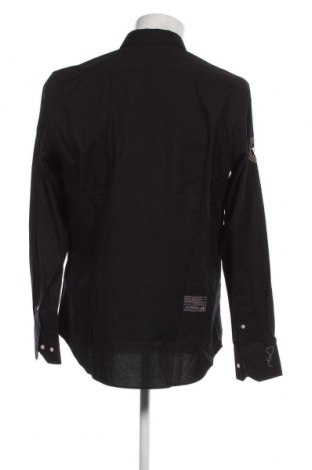Ανδρικό πουκάμισο La Martina, Μέγεθος L, Χρώμα Μαύρο, Τιμή 41,50 €