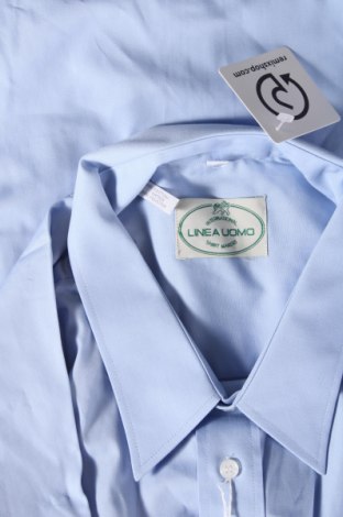 Ανδρικό πουκάμισο Linea Uomo, Μέγεθος 4XL, Χρώμα Μπλέ, Τιμή 15,16 €