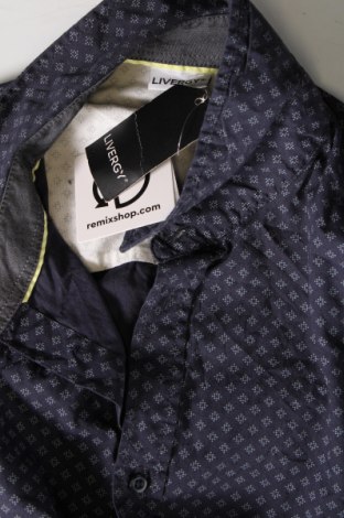 Ανδρικό πουκάμισο Livergy, Μέγεθος L, Χρώμα Μπλέ, Τιμή 15,65 €