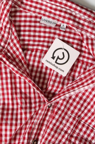 Ανδρικό πουκάμισο Livergy, Μέγεθος XL, Χρώμα Κόκκινο, Τιμή 9,87 €