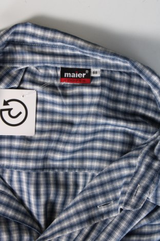 Ανδρικό πουκάμισο Maier Sports, Μέγεθος 5XL, Χρώμα Μπλέ, Τιμή 17,00 €