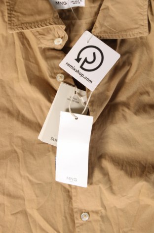 Ανδρικό πουκάμισο Mango, Μέγεθος XL, Χρώμα Καφέ, Τιμή 29,77 €