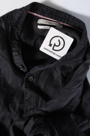 Ανδρικό πουκάμισο Mango, Μέγεθος XXL, Χρώμα Μαύρο, Τιμή 11,57 €
