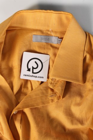Мъжка риза Marks & Spencer, Размер M, Цвят Жълт, Цена 16,18 лв.