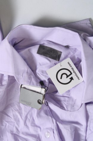 Ανδρικό πουκάμισο Marquis, Μέγεθος M, Χρώμα Βιολετί, Τιμή 12,25 €