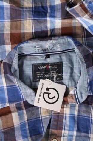 Ανδρικό πουκάμισο Marvelis, Μέγεθος M, Χρώμα Πολύχρωμο, Τιμή 12,62 €