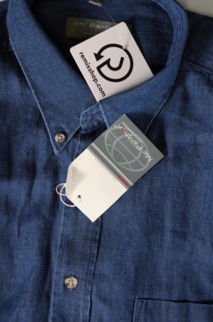 Ανδρικό πουκάμισο Mc Panthon, Μέγεθος M, Χρώμα Μπλέ, Τιμή 16,42 €