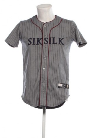 Мъжка риза Messi X SikSilk, Размер S, Цвят Сив, Цена 24,96 лв.