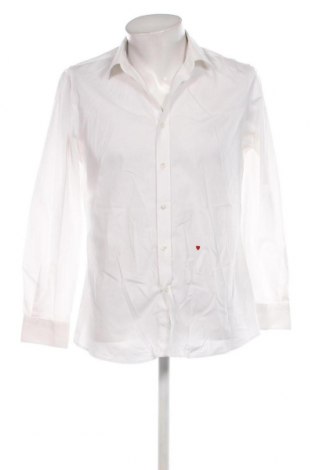 Мъжка риза Moschino, Размер L, Цвят Бял, Цена 96,73 лв.