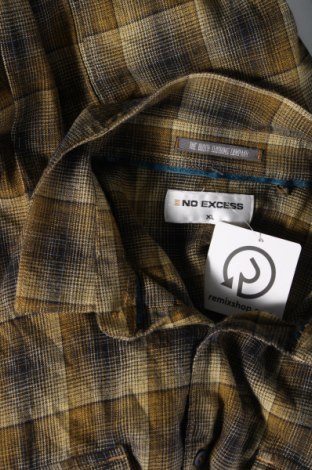 Ανδρικό πουκάμισο No Excess, Μέγεθος XL, Χρώμα Πολύχρωμο, Τιμή 12,62 €