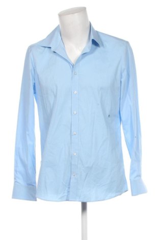 Ανδρικό πουκάμισο Olymp, Μέγεθος L, Χρώμα Μπλέ, Τιμή 31,96 €