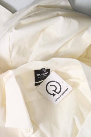 Ανδρικό πουκάμισο Olymp, Μέγεθος M, Χρώμα Λευκό, Τιμή 18,71 €