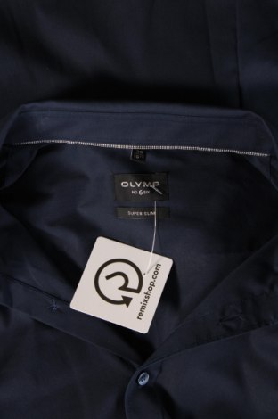 Ανδρικό πουκάμισο Olymp, Μέγεθος M, Χρώμα Μπλέ, Τιμή 63,92 €