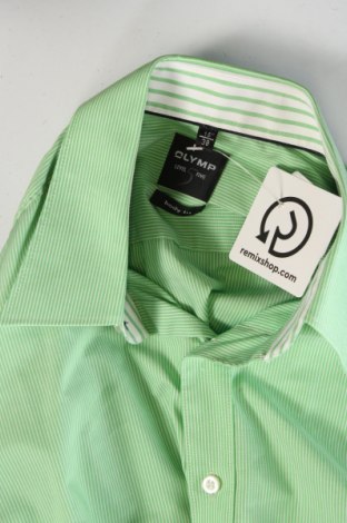 Ανδρικό πουκάμισο Olymp, Μέγεθος S, Χρώμα Πράσινο, Τιμή 19,04 €