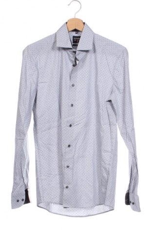 Ανδρικό πουκάμισο Olymp, Μέγεθος M, Χρώμα Γκρί, Τιμή 17,01 €