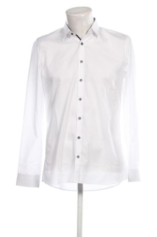Ανδρικό πουκάμισο Olymp, Μέγεθος L, Χρώμα Λευκό, Τιμή 35,16 €