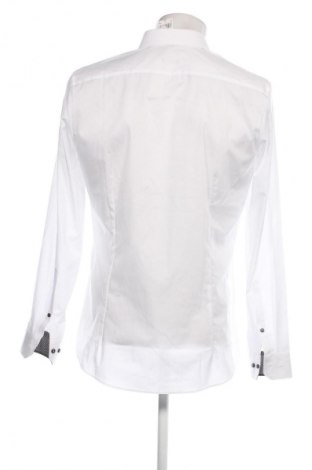 Ανδρικό πουκάμισο Olymp, Μέγεθος L, Χρώμα Λευκό, Τιμή 31,96 €