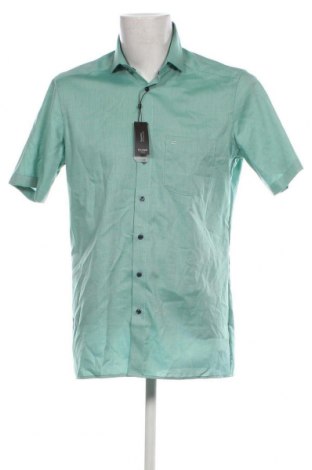 Ανδρικό πουκάμισο Olymp, Μέγεθος M, Χρώμα Πράσινο, Τιμή 31,73 €