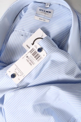 Ανδρικό πουκάμισο Olymp, Μέγεθος L, Χρώμα Μπλέ, Τιμή 33,40 €