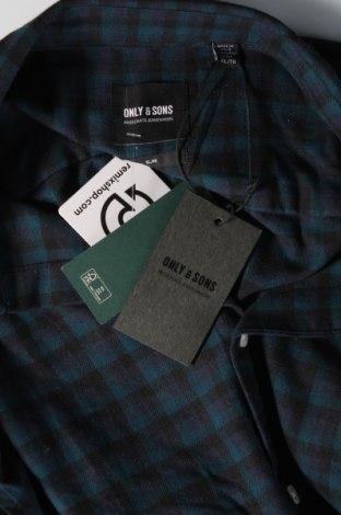 Ανδρικό πουκάμισο Only & Sons, Μέγεθος XL, Χρώμα Μπλέ, Τιμή 16,60 €