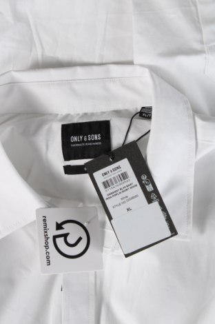 Męska koszula Only & Sons, Rozmiar XL, Kolor Biały, Cena 91,96 zł