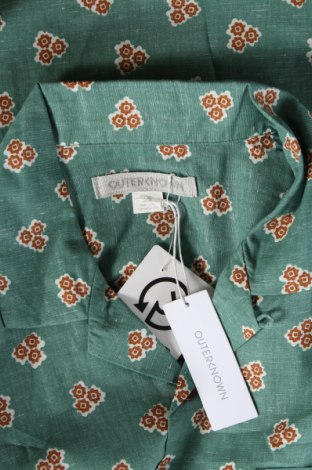 Herrenhemd Outerknown, Größe L, Farbe Grün, Preis 52,68 €