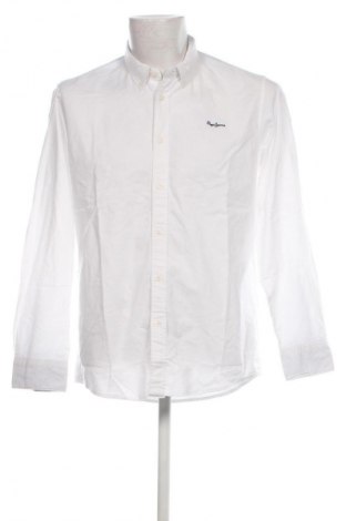 Herrenhemd Pepe Jeans, Größe L, Farbe Weiß, Preis 31,96 €