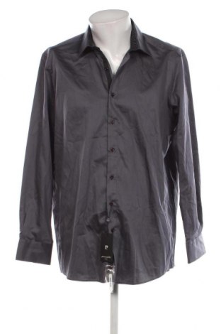 Ανδρικό πουκάμισο Pierre Cardin, Μέγεθος XL, Χρώμα Γκρί, Τιμή 42,19 €