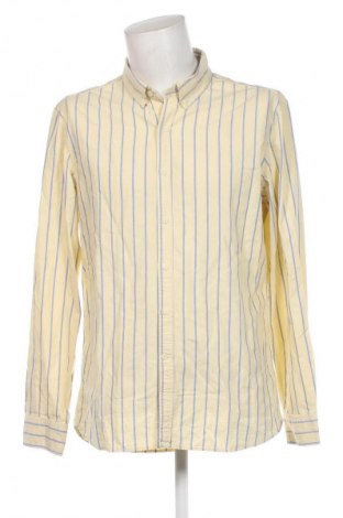 Ανδρικό πουκάμισο Pull&Bear, Μέγεθος XL, Χρώμα Κίτρινο, Τιμή 5,12 €
