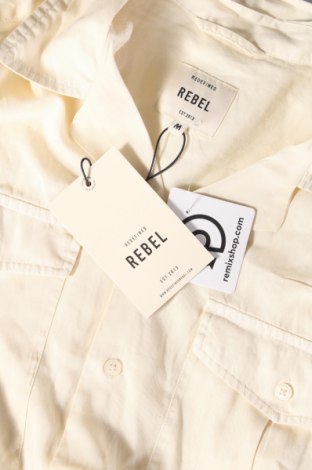 Ανδρικό πουκάμισο Rebel, Μέγεθος M, Χρώμα Εκρού, Τιμή 23,71 €
