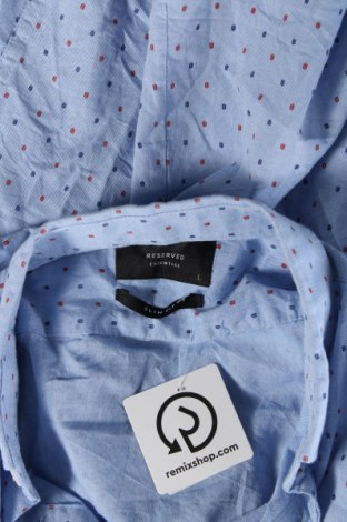 Herrenhemd Reserved, Größe L, Farbe Blau, Preis € 11,10