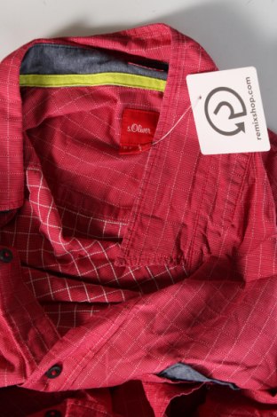Herrenhemd S.Oliver, Größe L, Farbe Rot, Preis 11,83 €