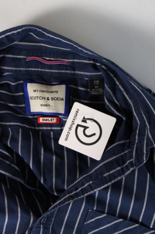Ανδρικό πουκάμισο Scotch & Soda, Μέγεθος L, Χρώμα Μπλέ, Τιμή 38,30 €