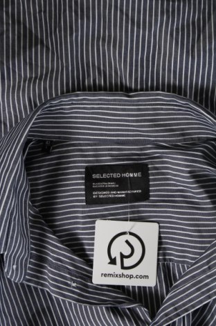 Herrenhemd Selected Homme, Größe L, Farbe Grau, Preis 14,27 €
