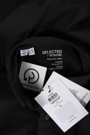 Ανδρικό πουκάμισο Selected Homme, Μέγεθος XL, Χρώμα Μαύρο, Τιμή 26,37 €
