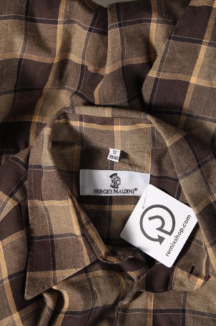 Ανδρικό πουκάμισο Sergio Maldini, Μέγεθος M, Χρώμα Πολύχρωμο, Τιμή 8,97 €
