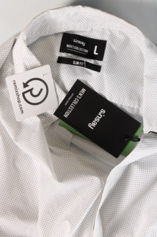 Ανδρικό πουκάμισο Sinsay, Μέγεθος L, Χρώμα Λευκό, Τιμή 14,12 €
