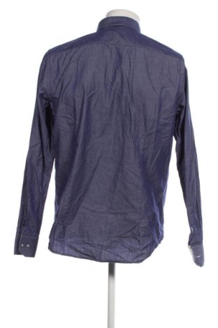 Ανδρικό πουκάμισο Society, Μέγεθος L, Χρώμα Μπλέ, Τιμή 9,87 €